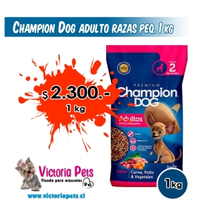 Champion Dog Adulto Razas Peq. 1kg